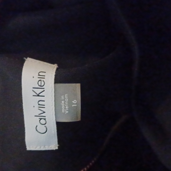 Calvin Klein dress with embroidered flowers, size 16, NWT - Picture 4 of 6